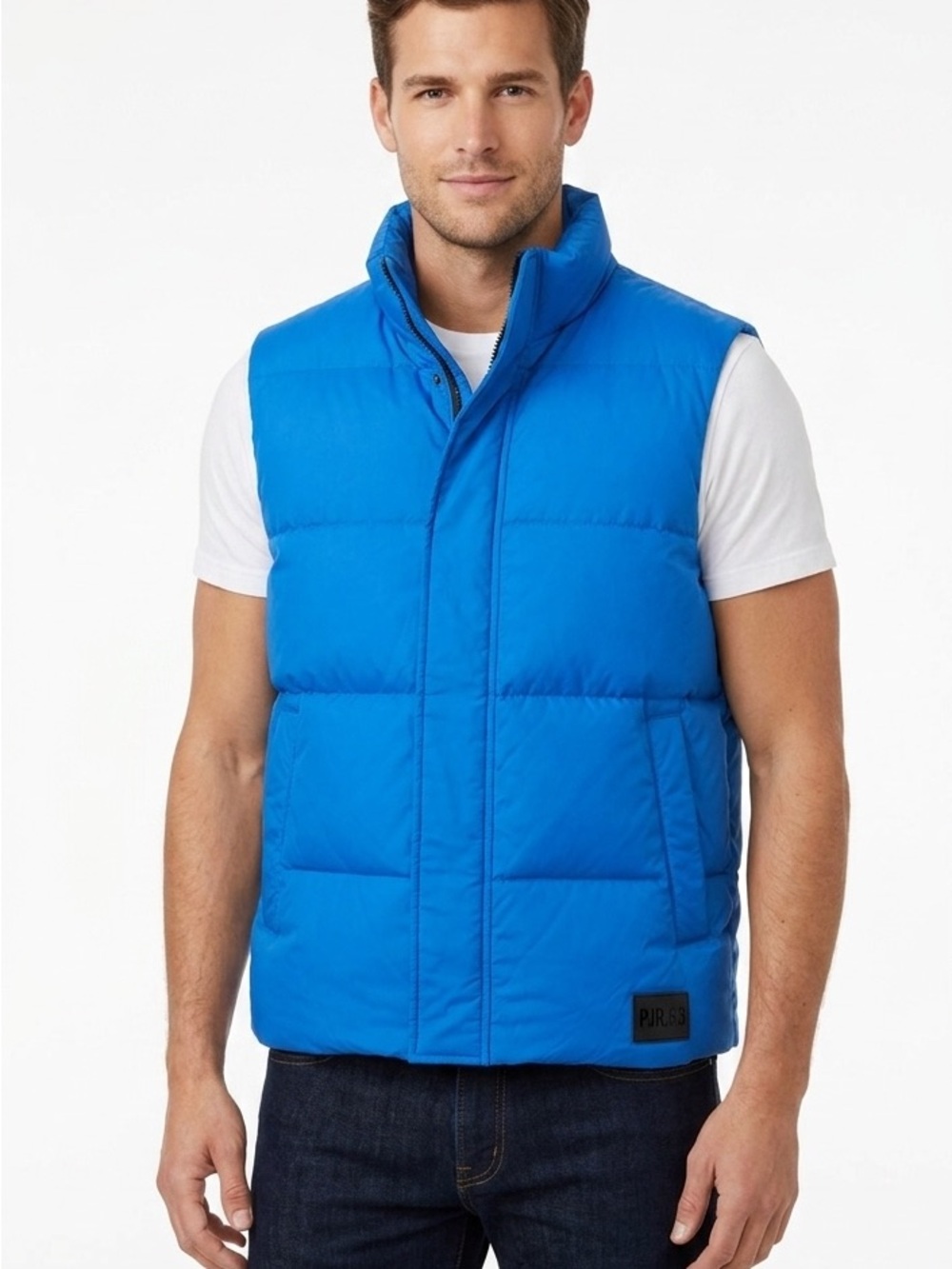 Pajar Men's Blue Puffer Vest - Classic Quilted Layer